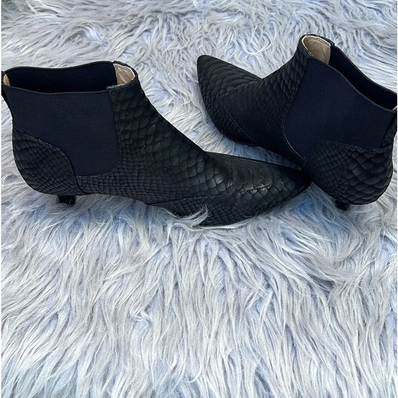 NATURALIZER PIPER SNAKESKIN ANKLE BOOTS SIZE 9 M - Picture 5 of 8